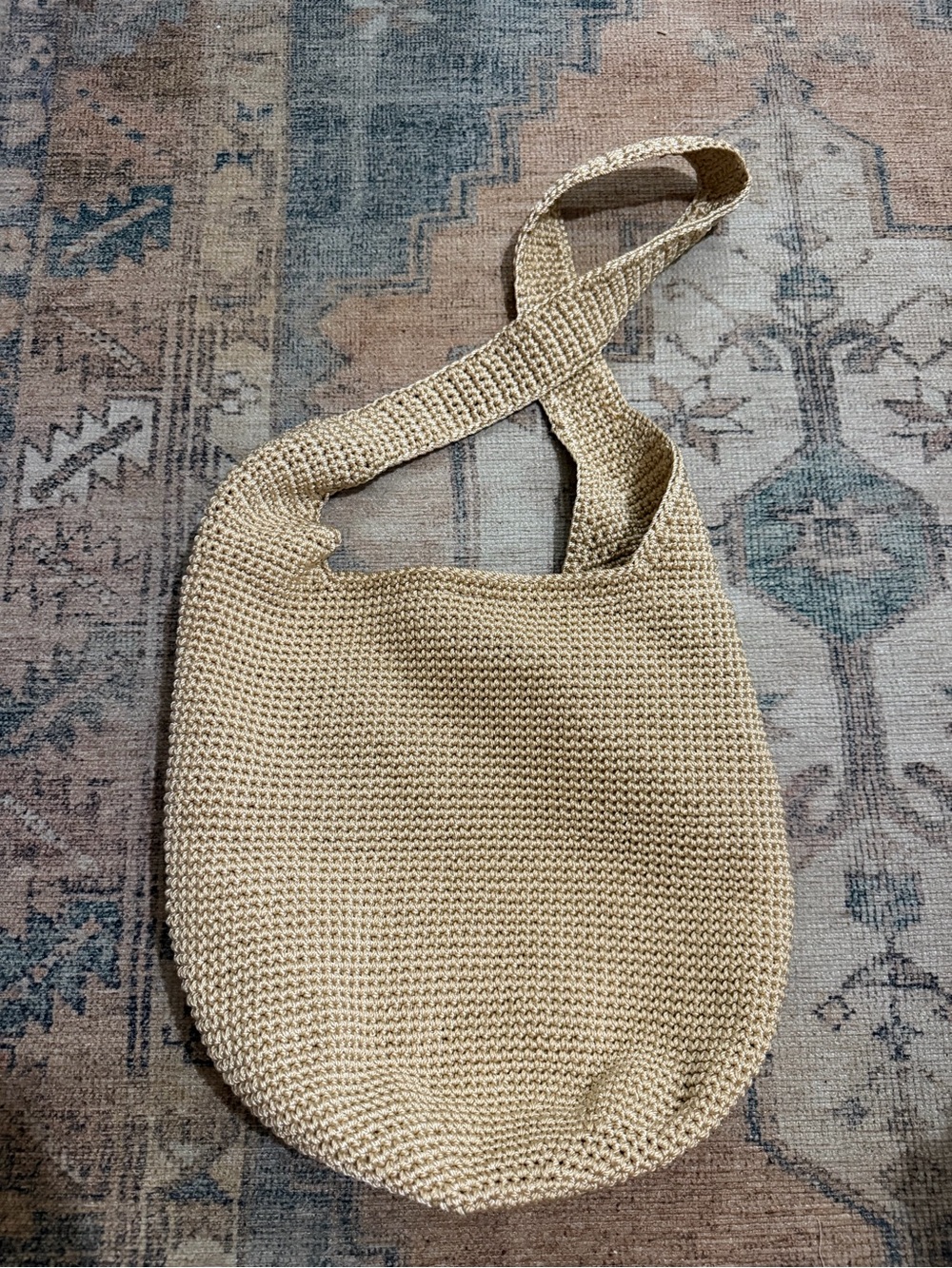Quince rattan beach tote